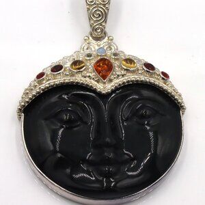 Sterling Silver Sejan goddess pendant